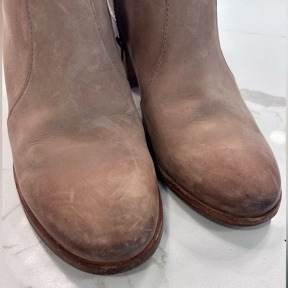Frye Nora Leather Heeled Booties - Picture 4 of 10
